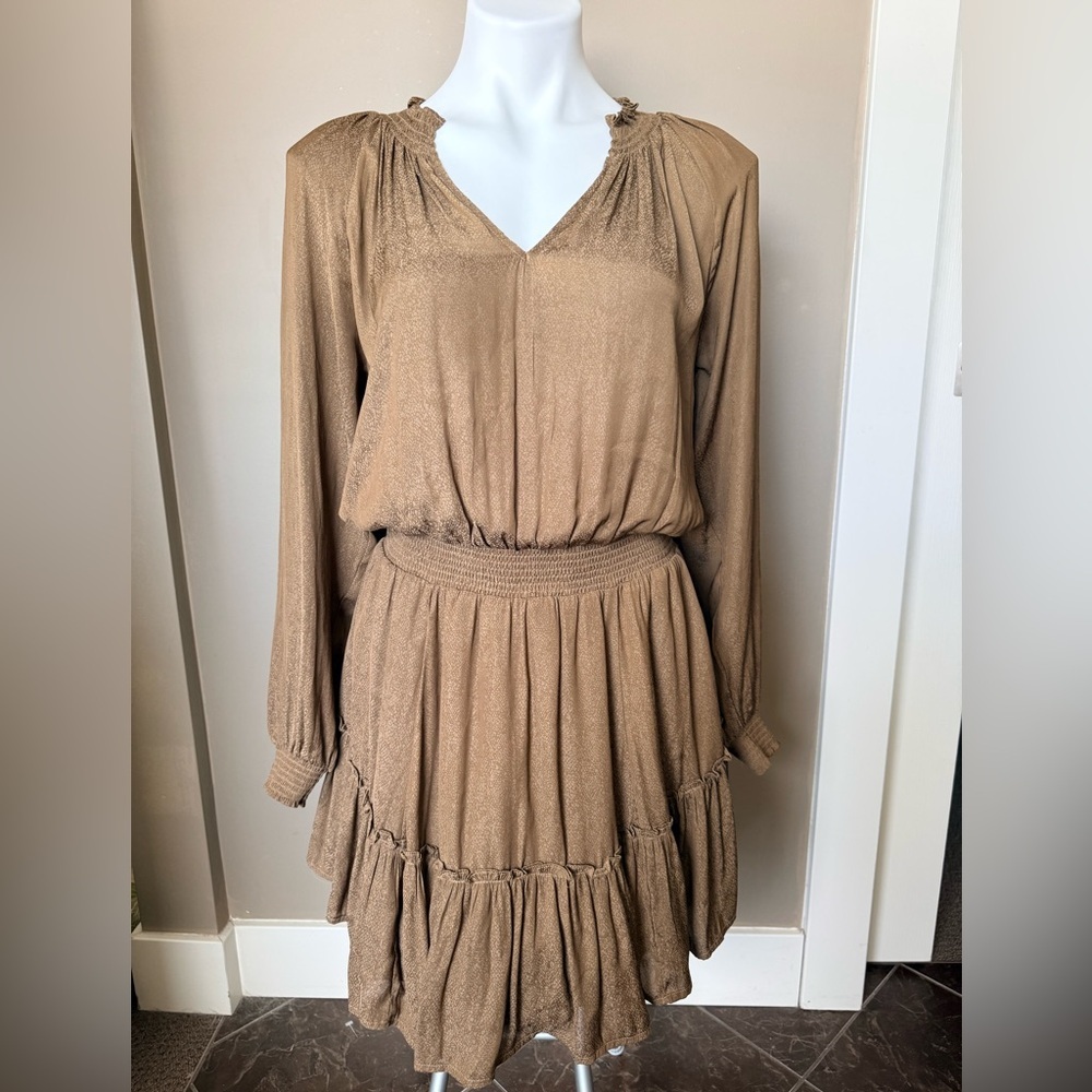 Like new. Gentle Fawn Brown Long Sleeve Dress